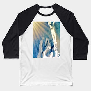 Gaudi Crucifixion Baseball T-Shirt